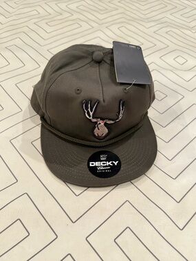 NWT Decky Green Deer Hat